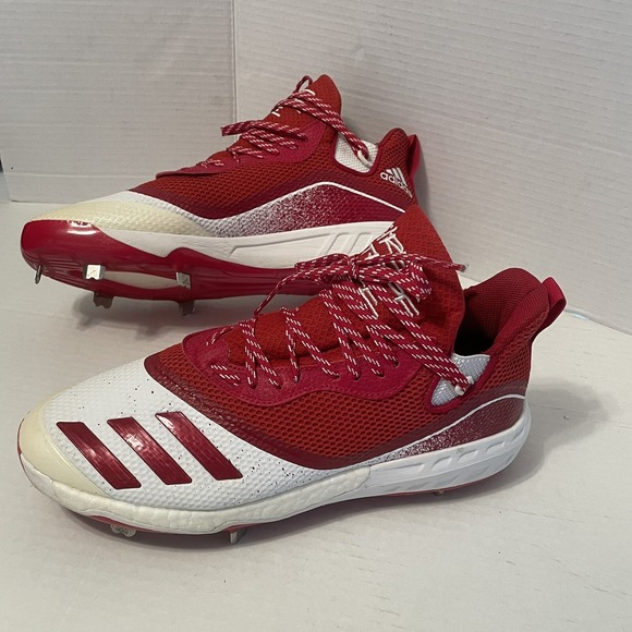 adidas Other - Men's‎ Adidas Size 12.5 Icon V Baseball Cleats Red & White G28248